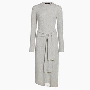 Toccin Blakely Wool-Cashmere Crewneck Midi-Dress